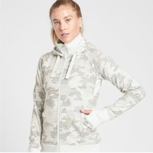 Athleta Full Zip Triumph Camo Hoodie, Sz.M